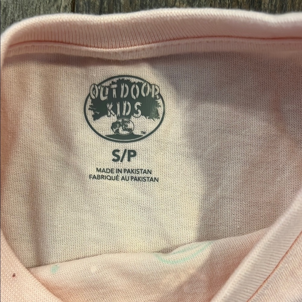 Carter's Pink Long Sleeve Tee - Festive Text Design - Picture 5 of 5